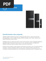 OptiPlex 3040 Technical Spec Sheet