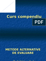 CURS COMPENDIU, METODE ALTERNATIVE DE EVALUARE.ppt