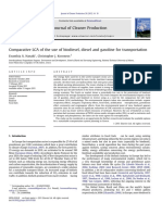 Comparative LCA of the Use of Biodiesel, Diesel and Gasoline for Transportation