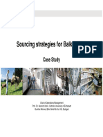 Strategic Sourcing 2015 - Case Study