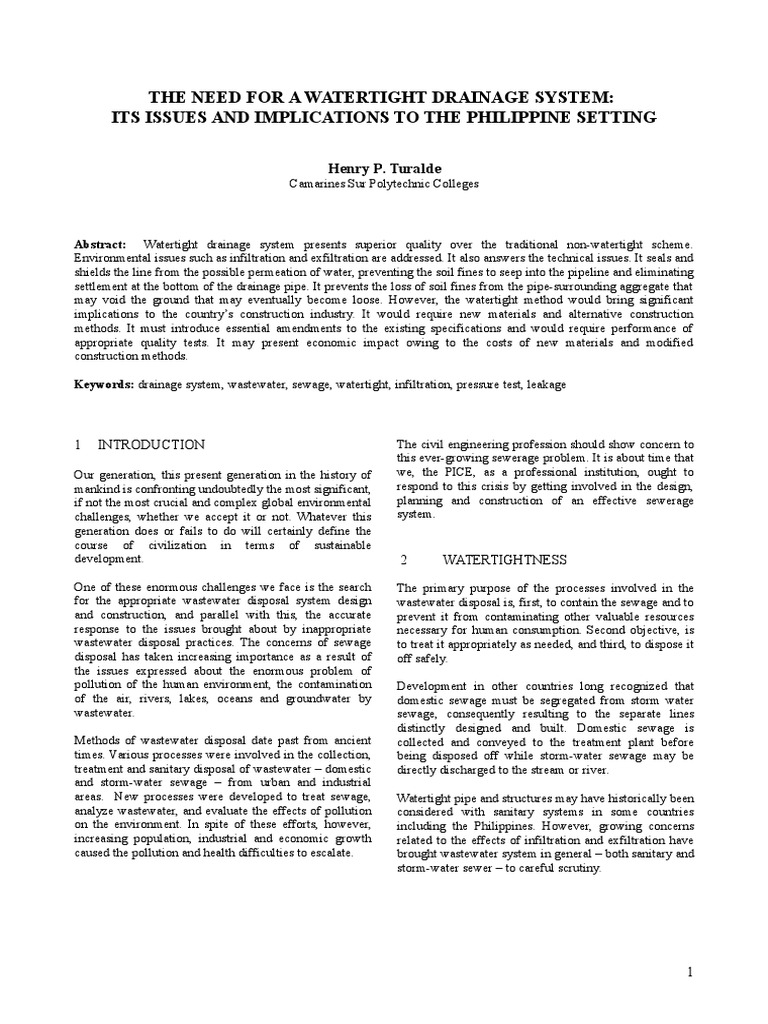 Drainage system in the philippines thesis image