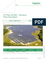 PV Plant 32 MVA - SANO - Romania - PV Plant Description