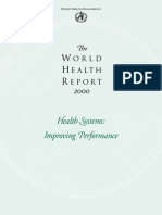 S3f - Reference - The World Health Report 2000 (Health Systems)