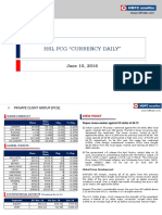 HSL PCG "Currency Daily": June 10, 2016