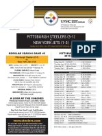 New York Jets At Pittsburgh Steelers (Oct. 9)
