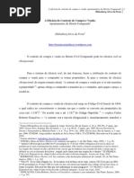 Download A eficcia do contrato de compra e venda apontamentos de Direito Comparado by TematicasJuridicas SN32686182 doc pdf