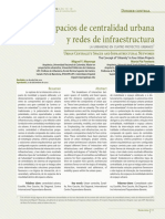 Espacios de Centralidad Urbana YRedes de Infraestructura