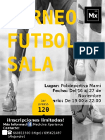 Cartel Futsal