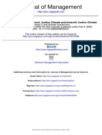 Fairness at the Group Level Justice Climate and Intraunit Justice Climate