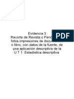 Representación y análisis de datos estadísticos