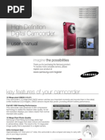Download Samsung Camcorder U10 User Manual by Samsung Camera SN32687700 doc pdf