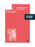 Foucault Michel - Hermeneutica Del Sujeto