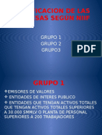 Clasificacion de Las Empresas Según Niif