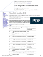 Diagnostic Code Information For Machine Repair