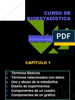 Curso de Bioestadística - Prof. Fossati