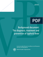 Background, diagnosis and treatment of typhoid fever WHO.pdf
