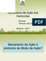 Mecanismo de Ação Dos Herbicidas