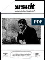 PURSUIT Newsletter No. 84, Fourth Quarter 1988 - Ivan T. Sanderson