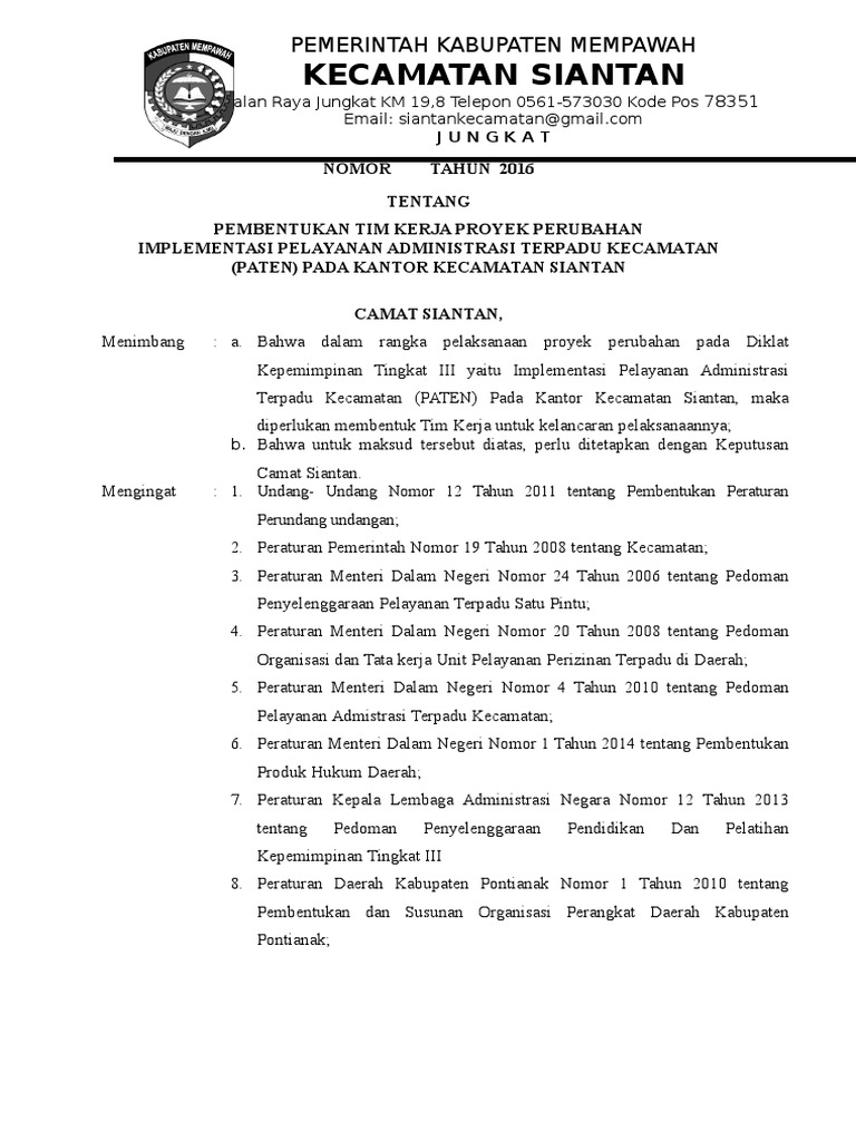 Contoh Sk Tim Kerja Farmasi Reviews - IMAGESEE