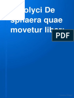 Autolyci de Sphaera Quae Movetur Liber