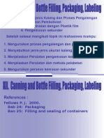 12-Canning and Bottle Filling, Packaging, Labeling