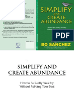 Simplify and Create Abundance