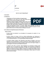 Qu'Est-ce Que La Linguistique PDF