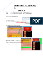 Instrucciones de Manejo de Registro