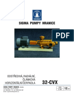 Odstředivá, Radiální, Článková Horizontální Čerpadla 32-CVX