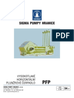 PFP Vysokotlaké Horizontální Plun Žrové Čerpadlo