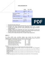 Soal Analisis CVP