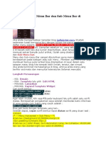 Cara Memasang Menu Bar Dan Sub Menu Bar Di Halaman Blog