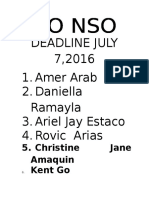 DEADLINE JULY 7-Requirements