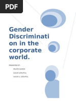 Download Gender Discrimination at Work Place by Pratik Gandhi SN32690908 doc pdf