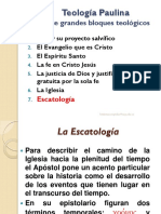 Teologia Paulina 07 La Escatologia