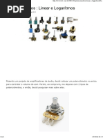 Potenciômetros - Linear e Logarítmos - Te1