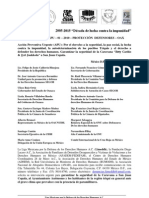 Por el derecho a la seguridad, la paz social, la lucha contra la impunidad, la autodeterminación de los pueblos Triquis