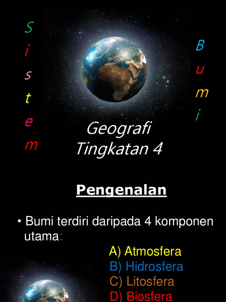 Struktur Bumi - Geografi Tingkatan 4