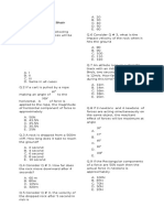 Physics I Test Questions & Answers