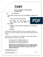 Self-Study: Q1. How To Check Contents of A File Without Extracting It? Explain Diff