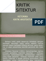 KRITIK ARSITEKTUR