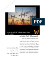 Achnafian R.Z. Essay 2 - Living Near High Voltage Power Lines