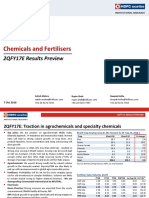 Chemicals and Fertilisers: 2QFY17E Results Preview