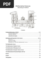 Mathematical Sciences: University of Oxford