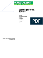 Securing Network Servers