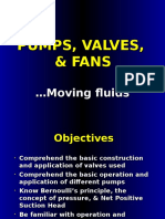 Lesson 04 - Pumps, Valves, Fans