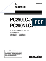 Operation & Maintenance Manual for PC290LC-7K & PC290NLC-7K Hydraulic Excavators