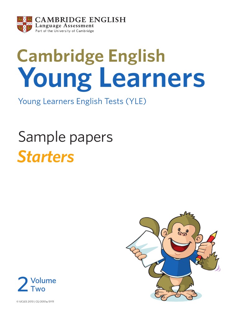 Cambridge English YLE Starters Sample Paper Volume 2 pdf