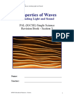 IGCSE Physics Section 3 Revision on Properties of Waves