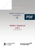 English Language Arts Curriculum: GRADE 7 Module 3A Unit 3